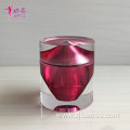 Jewel Shape Elegant Acrylic Cosmetic Packaging Plastic Jar